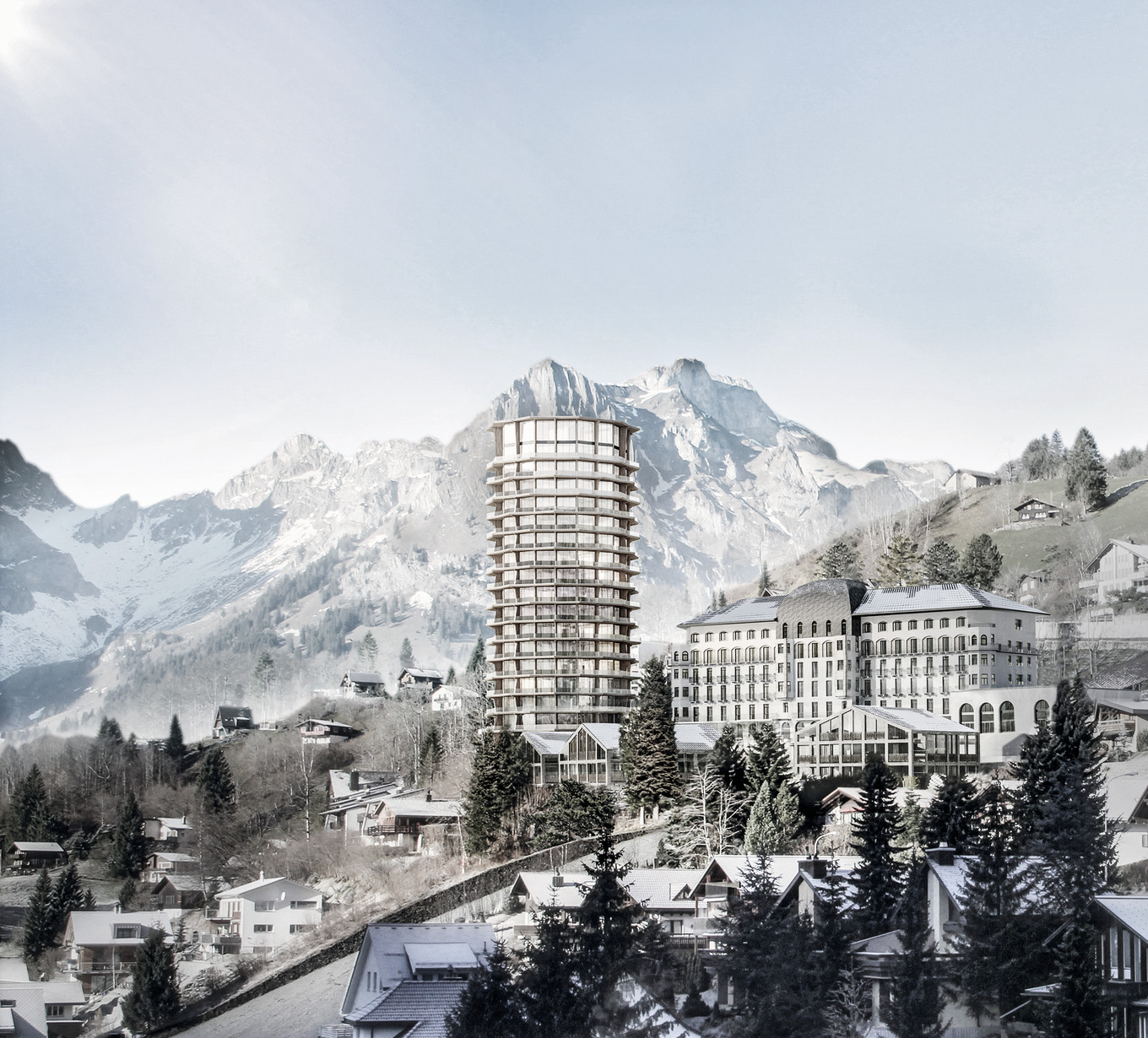 Terrace in Engelberg