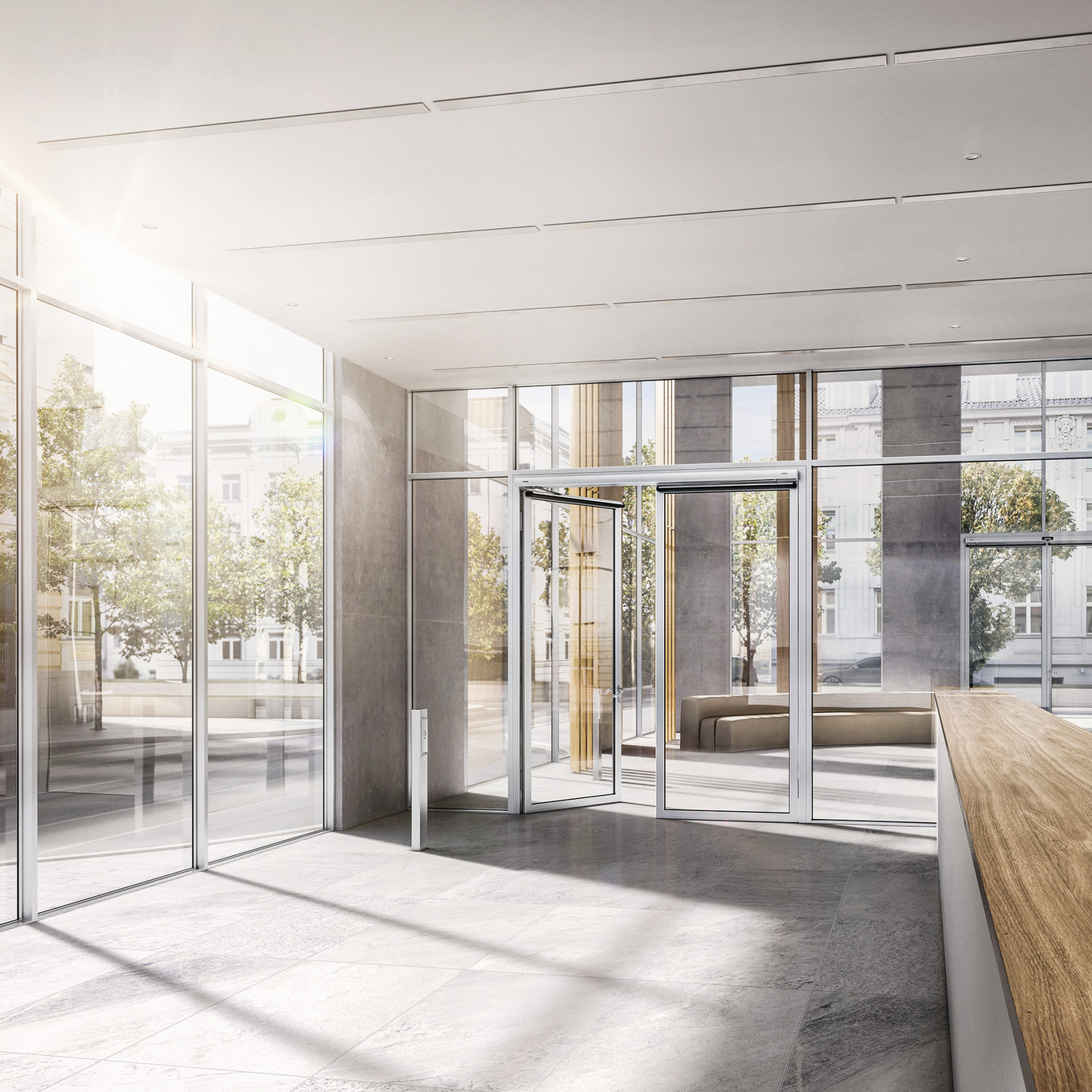 Drehtür-antriebssystem