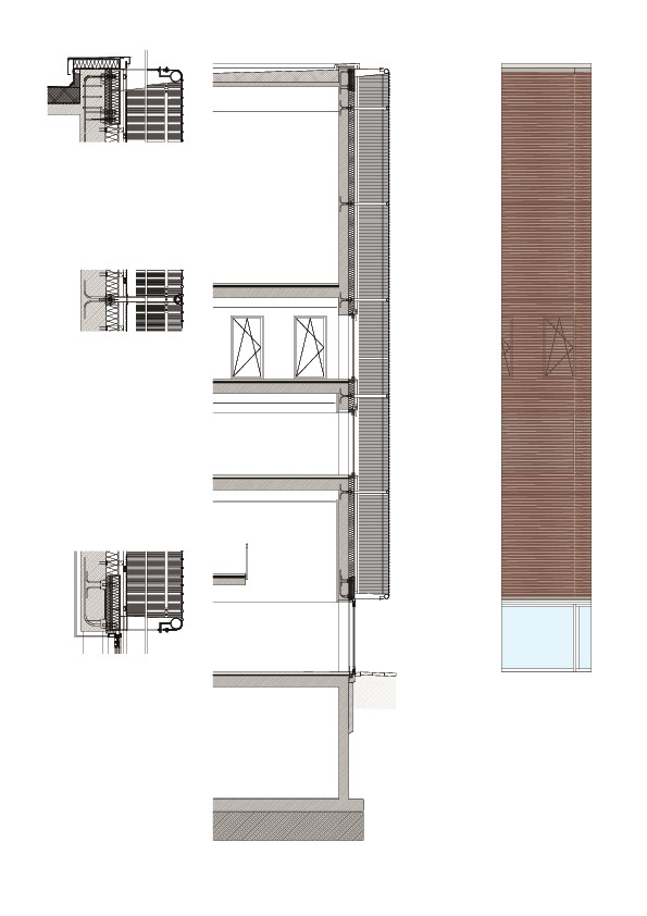 Aufbau der Fassade