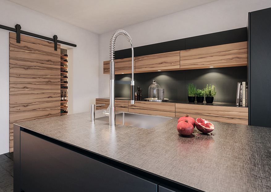 Edelstahl-Arbeitsfläche