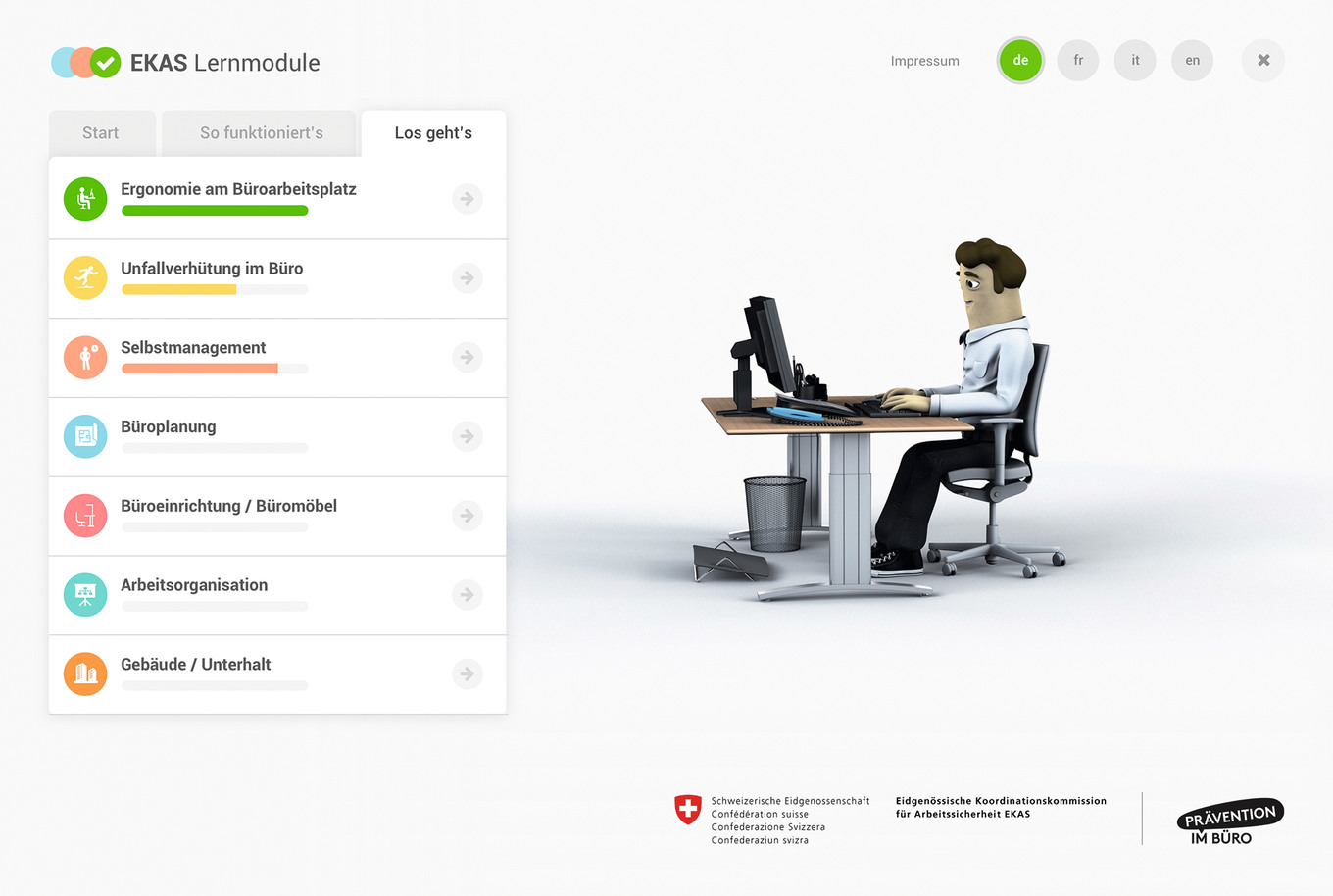Prävention im Büro