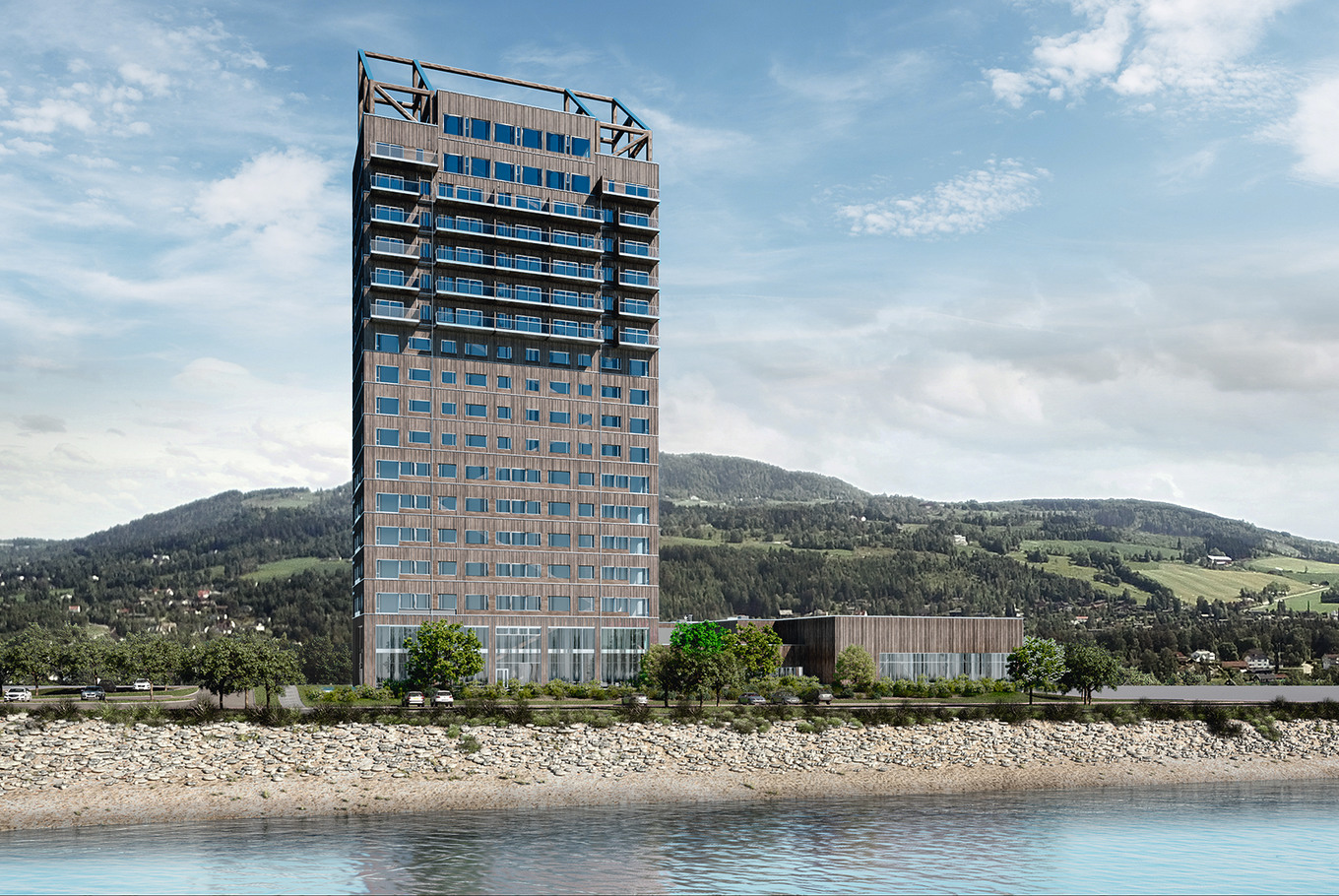 Holzgebäude