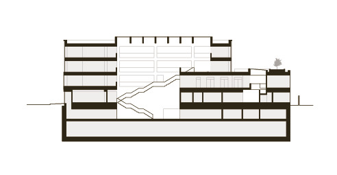 Gebäudeschnitt plan