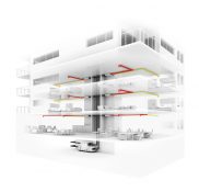 Etagen-Wohnungslüftungsbox