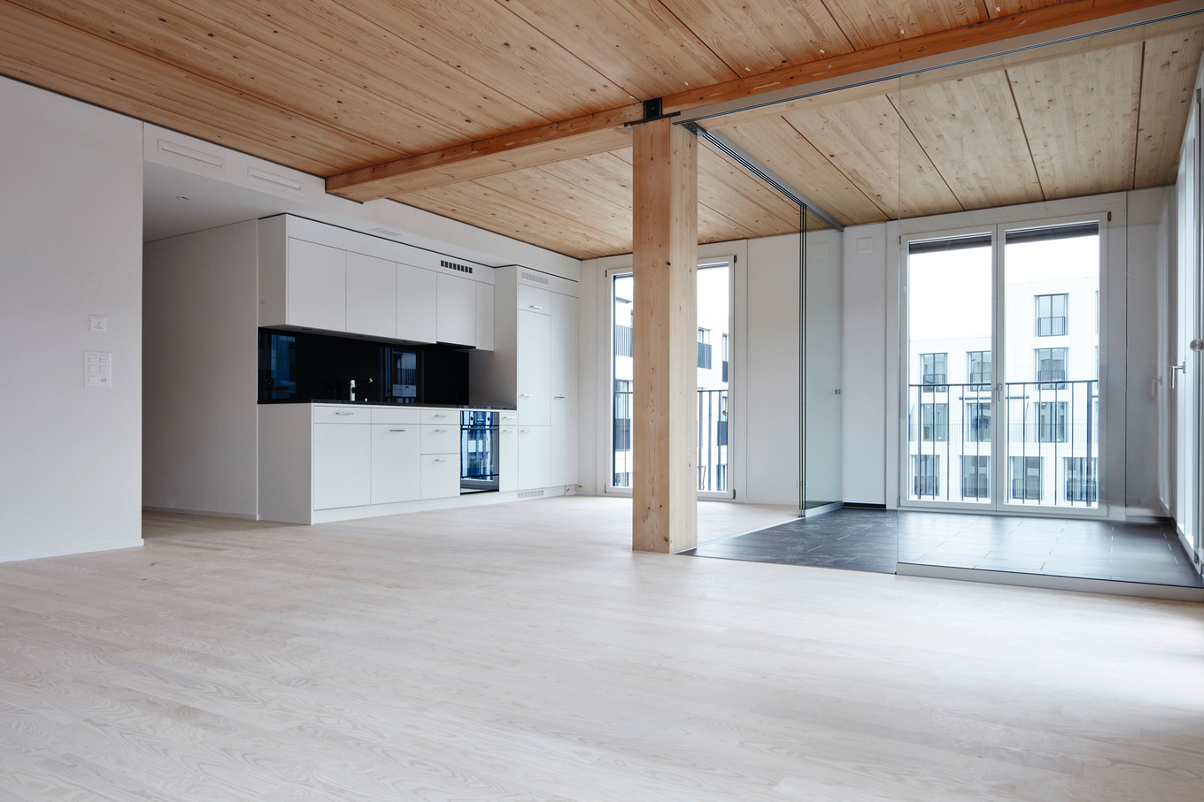 Gebäuden aus Holz