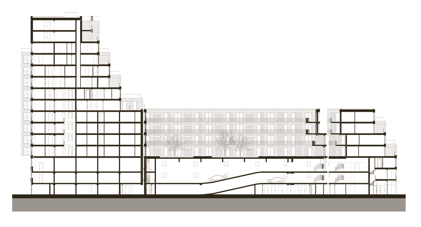 Levs Architecten langsschnitt