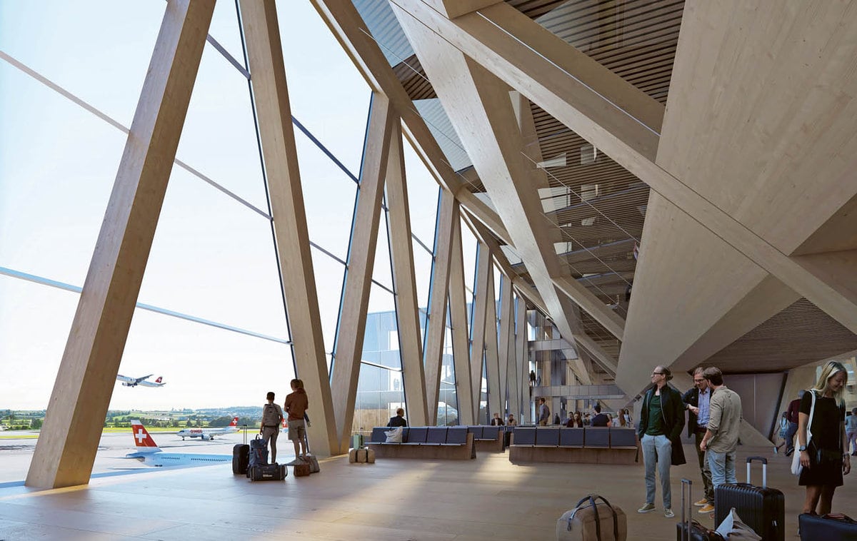 Projekt «Raumfachwerk» Flughafen-Zürich