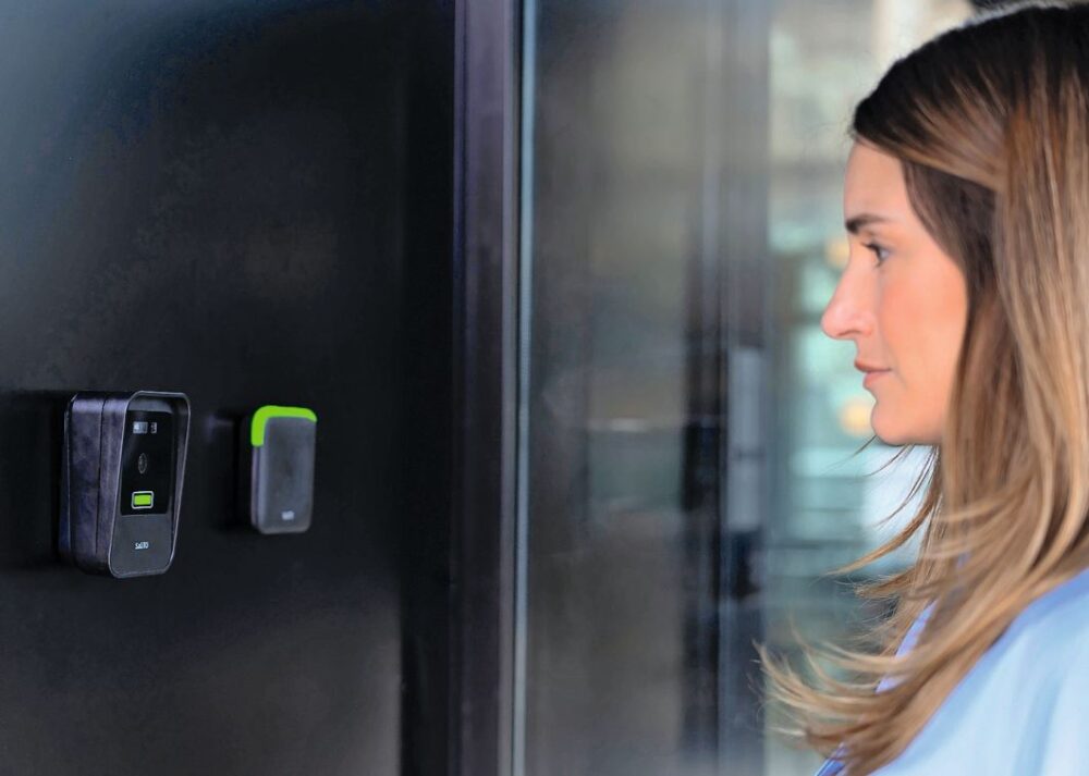 Die neue Gesichtserkennungslösung «XS4 Face», bei der nur das Gesicht als Ausweis dient, wird an der Swissbau Basel in voller Funktion zu erleben sein. Fotos: Salto